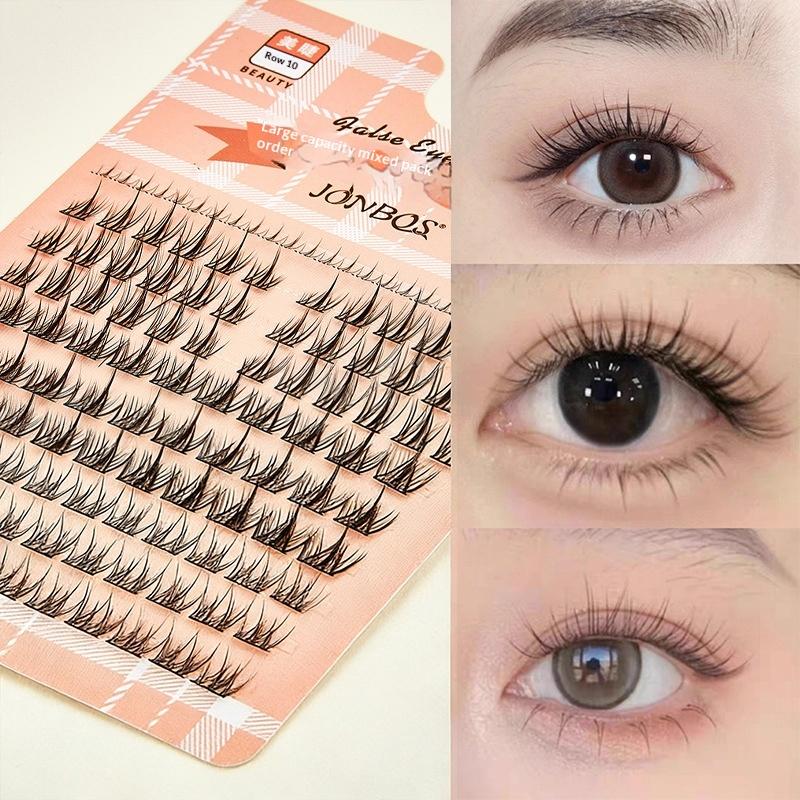 False Eyelashes Natural - 「Natural Fluffy False Eyelashes Wispy Lashes