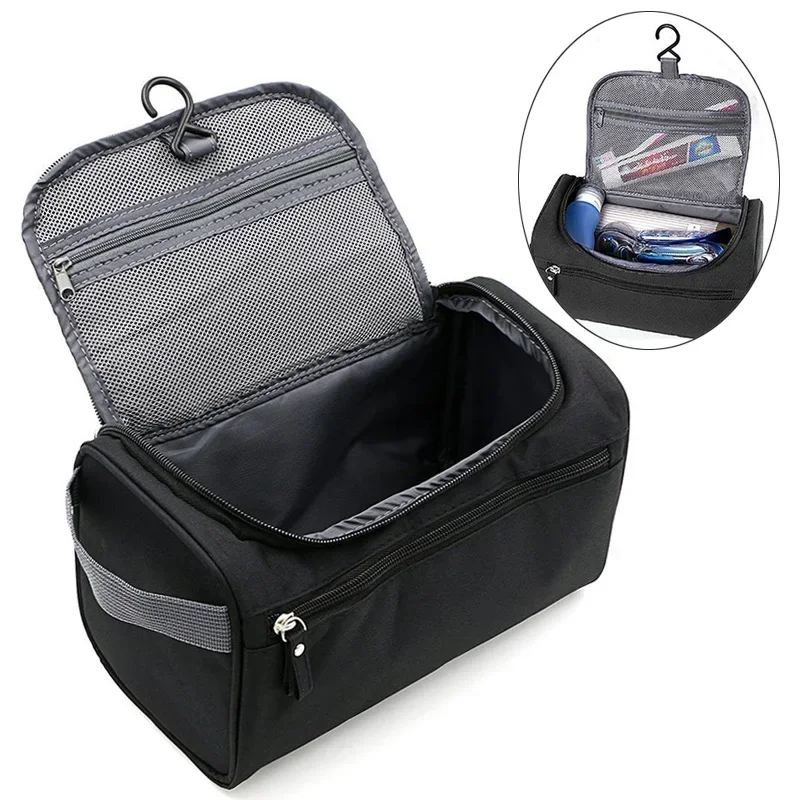 Beauty Makeup Kit Box - Storage Travel Wash Pouch Zipper Man