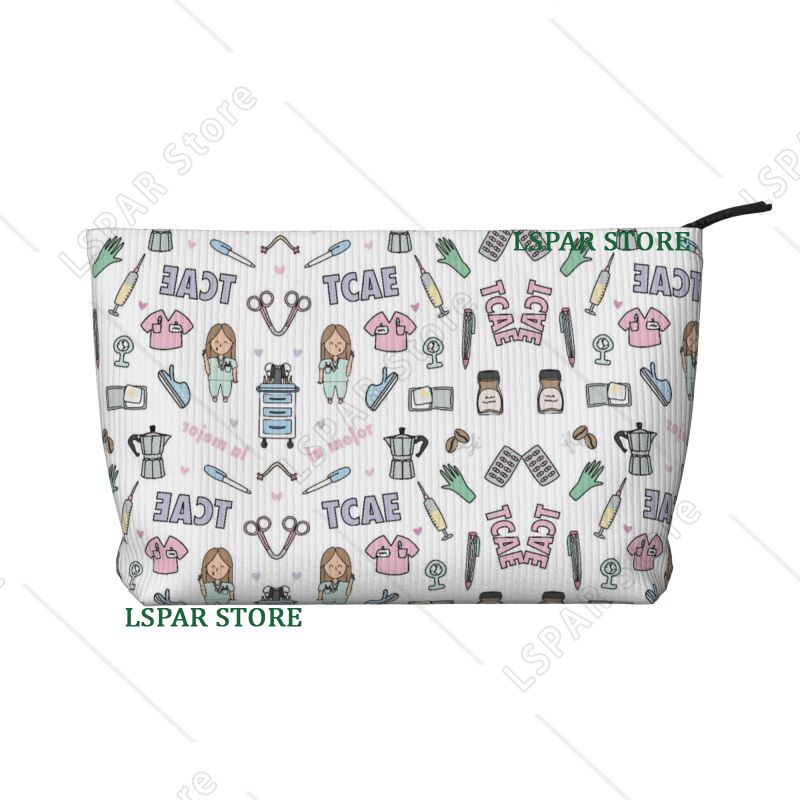 Beauty Makeup Kit Box - Custom Cartoon Doctor Nurse Enfermera En