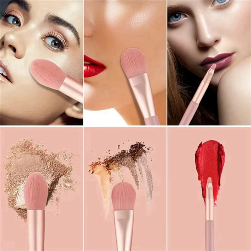 Beauty Without Makeup - 8-Piece Professional Makeup Brush With Storage