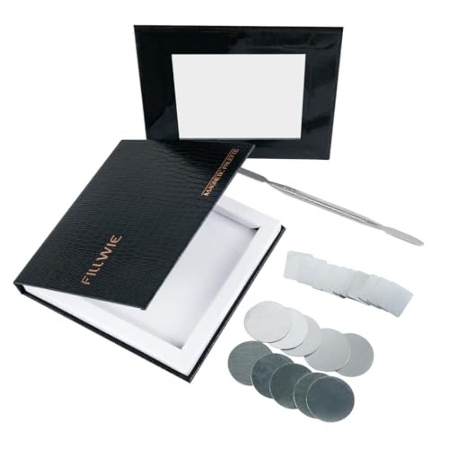 Eyeshadow Palette - Empty Magnetic Makeup Palette with Mirror,