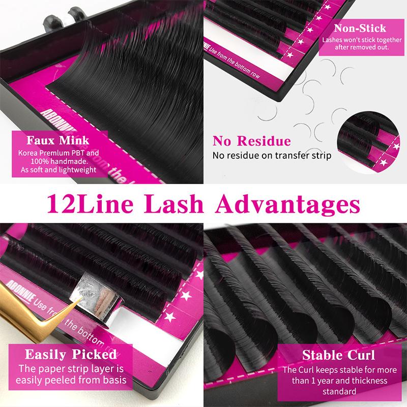 Eyelash Extension Individual M - False Eyelashes Natural 评论和价格