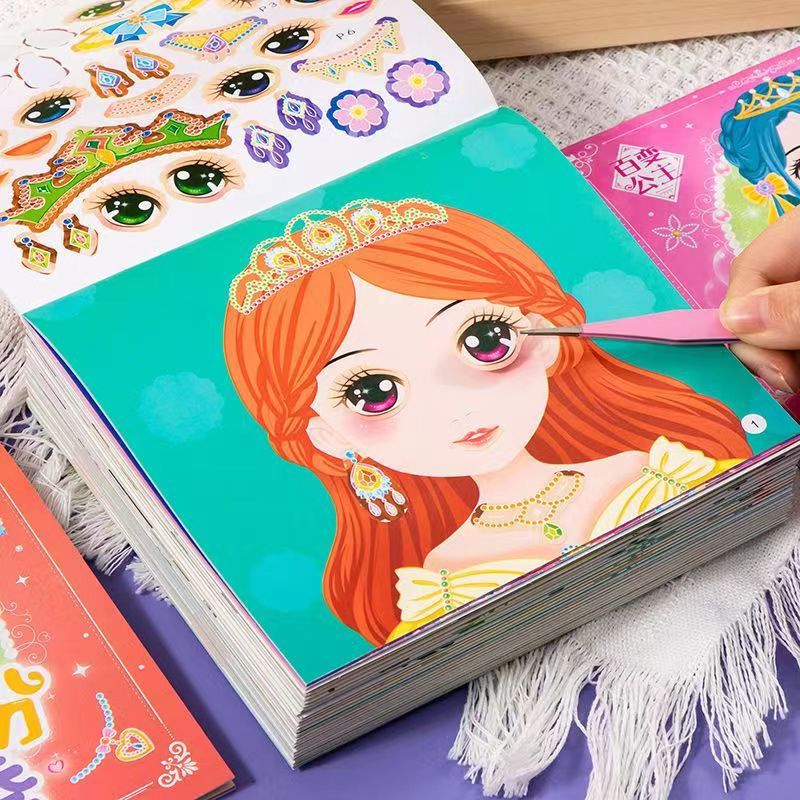 Princess Dress Up Sticker Book - Beauty Makeup Book 评论和价格