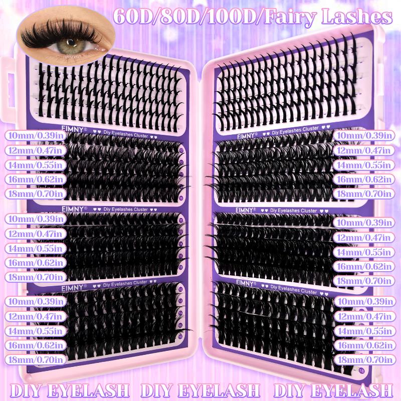 New Lashes Cluster DIY Lash Ex - False Eyelashes Natural 评论和价格