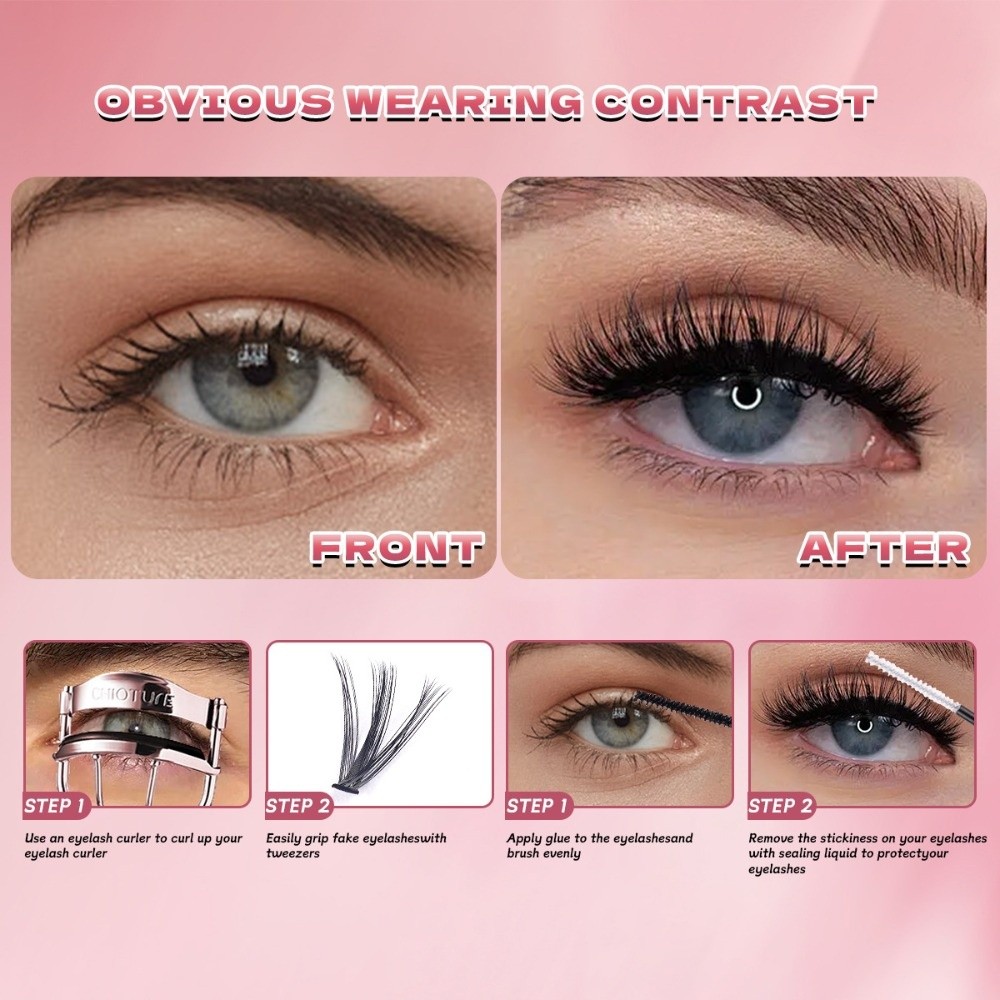 8-16mm Length False Eyelashes  - False Eyelashes Natural 评论和价格