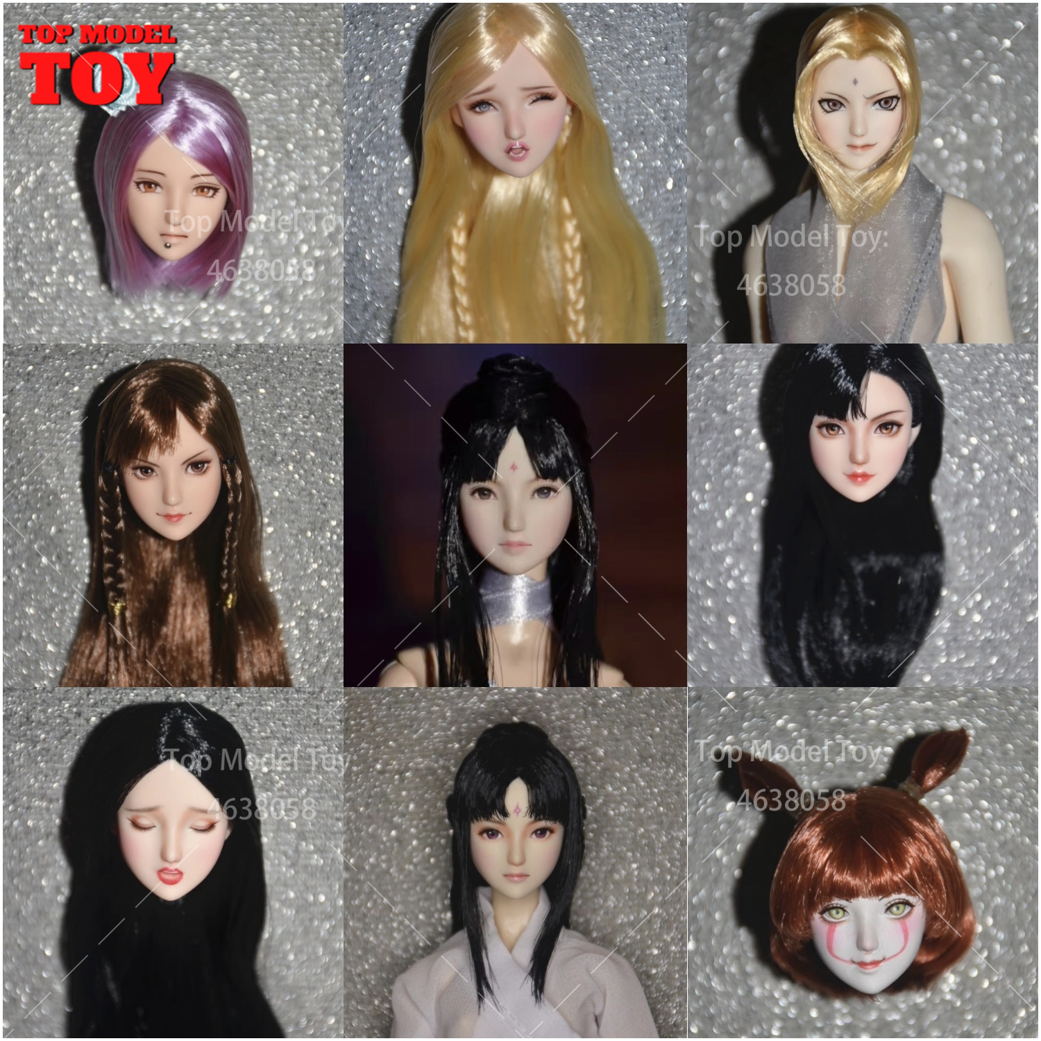 Customization 1/6 Beauty Obits - Beauty Real Makeup 评论和价格