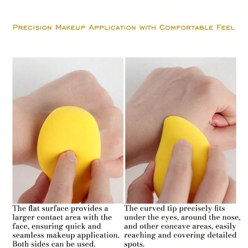 12/2pcs Mango Shape Soft Makeu - Beauty Makeup Blender 评论和价格