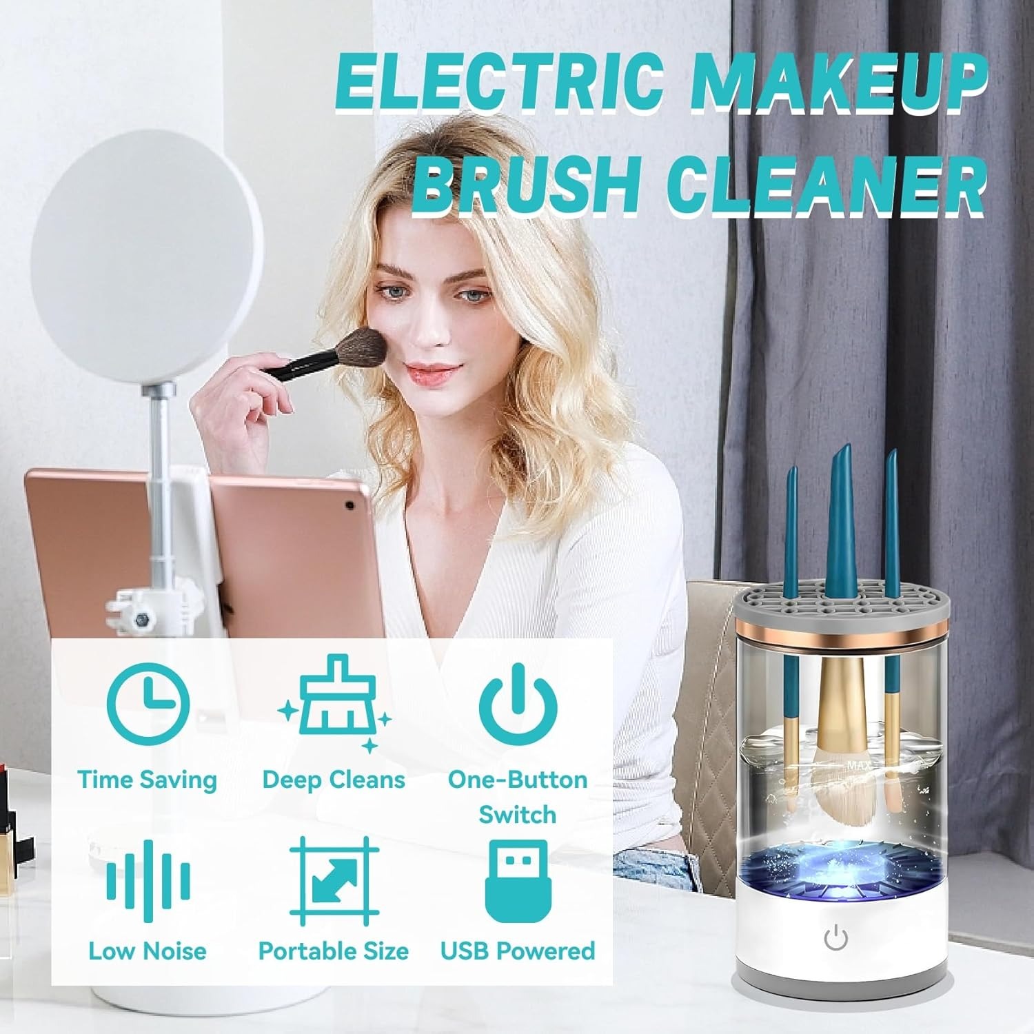 Electric Makeup Brush Cleaner  - Beauty Makeup Brands 评论和价格