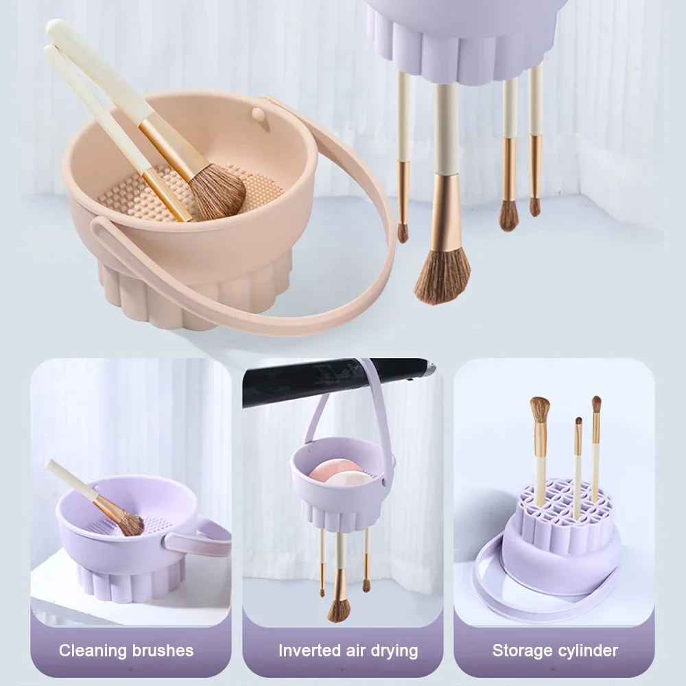1PC Silicone Washing Bowl Make - Beauty Makeup Brands 评论和价格