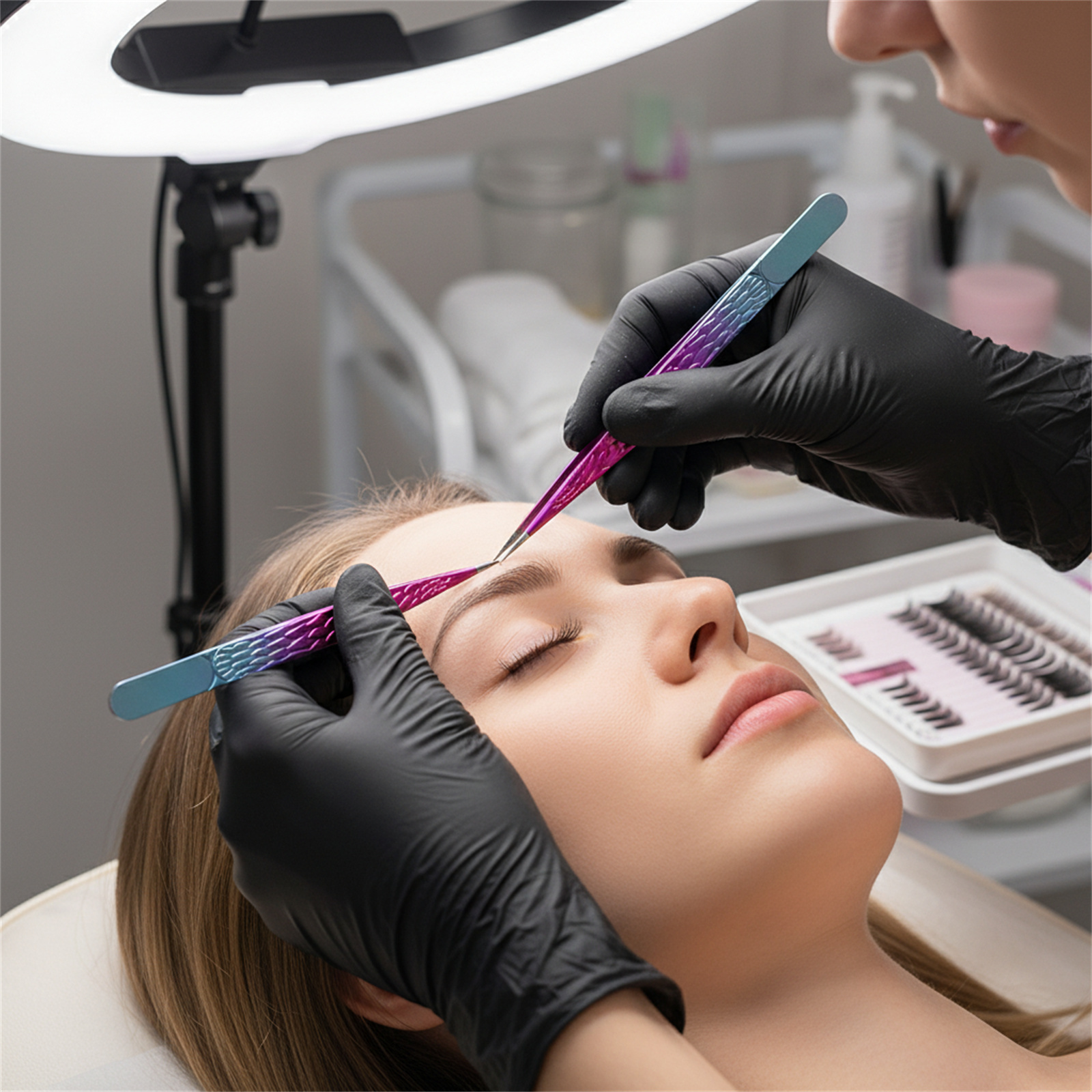 High Precision Lash Tweezers S - Beauty Makeup Tips 评论和价格