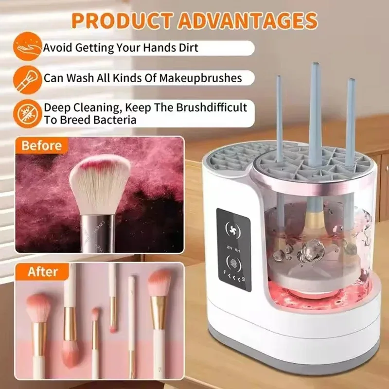 USB Electric Makeup Brush Clea - Beauty Makeup Brands 评论和价格