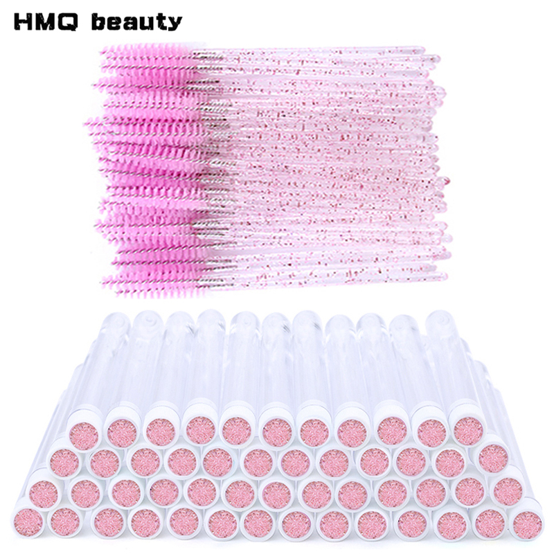 100PCS Disposable Eyelash Brus - Beauty Makeup Youtube 评论和价格