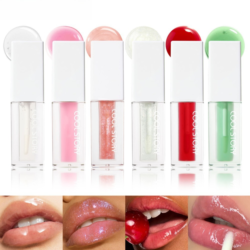 Transparent Glitter Lip Oil 6  - Beauty Without Makeup 评论和价格