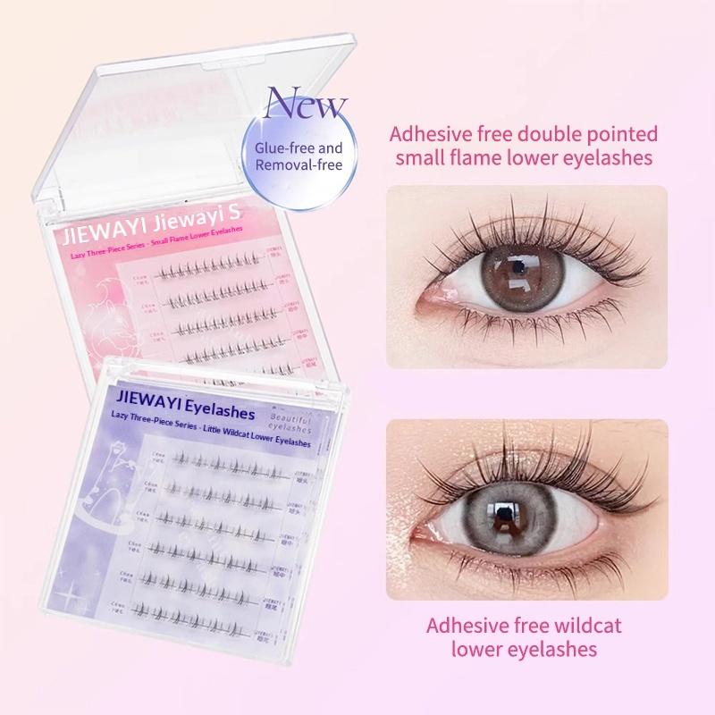 New 6‑Row DIY Segmented Manga  - False Eyelashes Natural 评论和价格