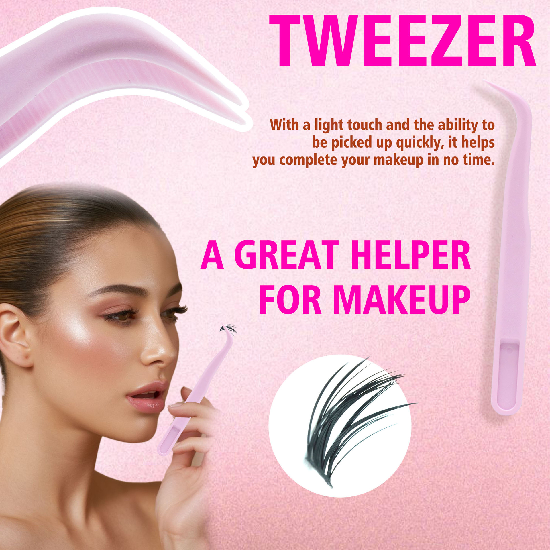 False Eyelash Set, Adhesive Se - Beauty Makeup Book 评论和价格