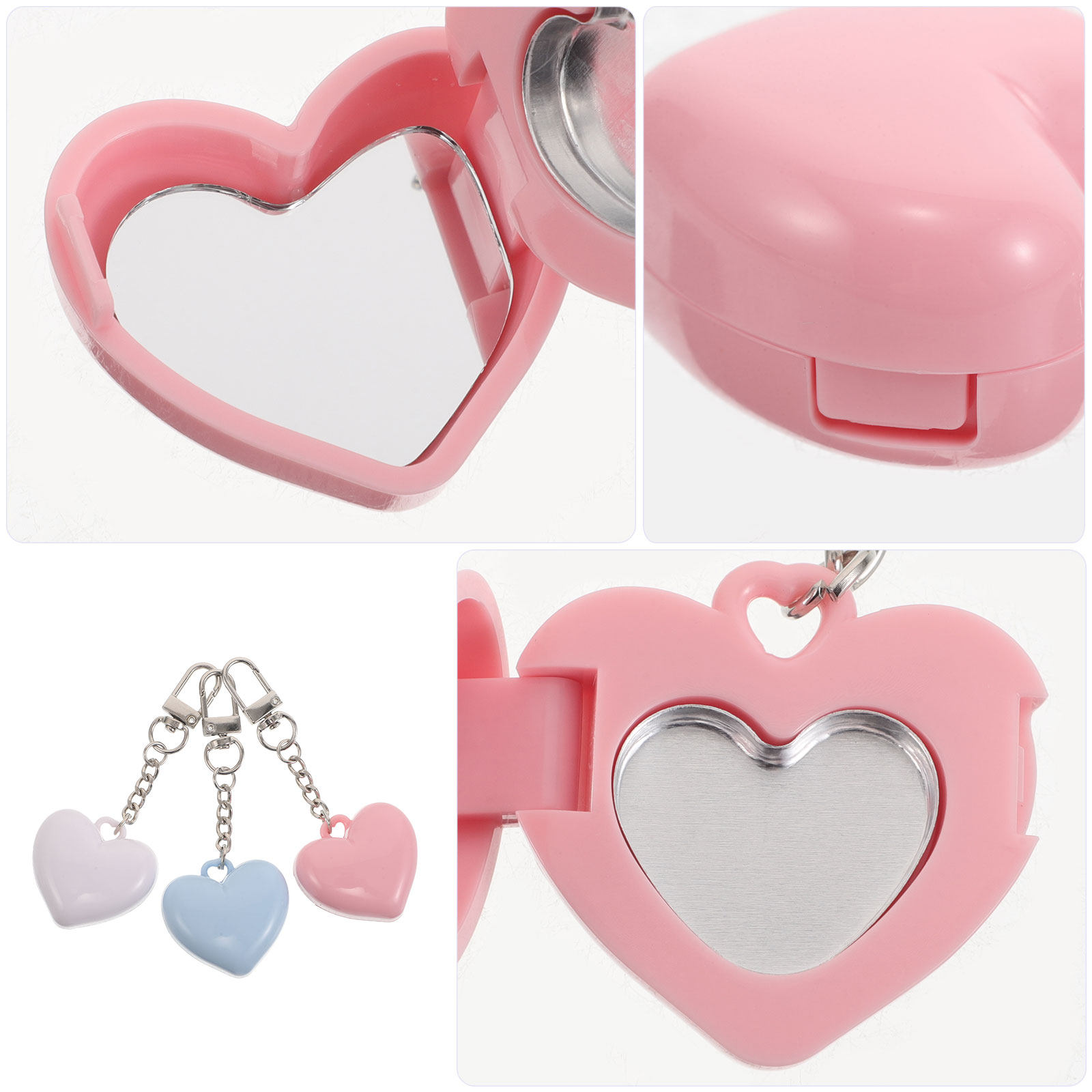 3Pcs Empty Heart Shape Eyeshad - Eyeshadow Palette 评论和价格