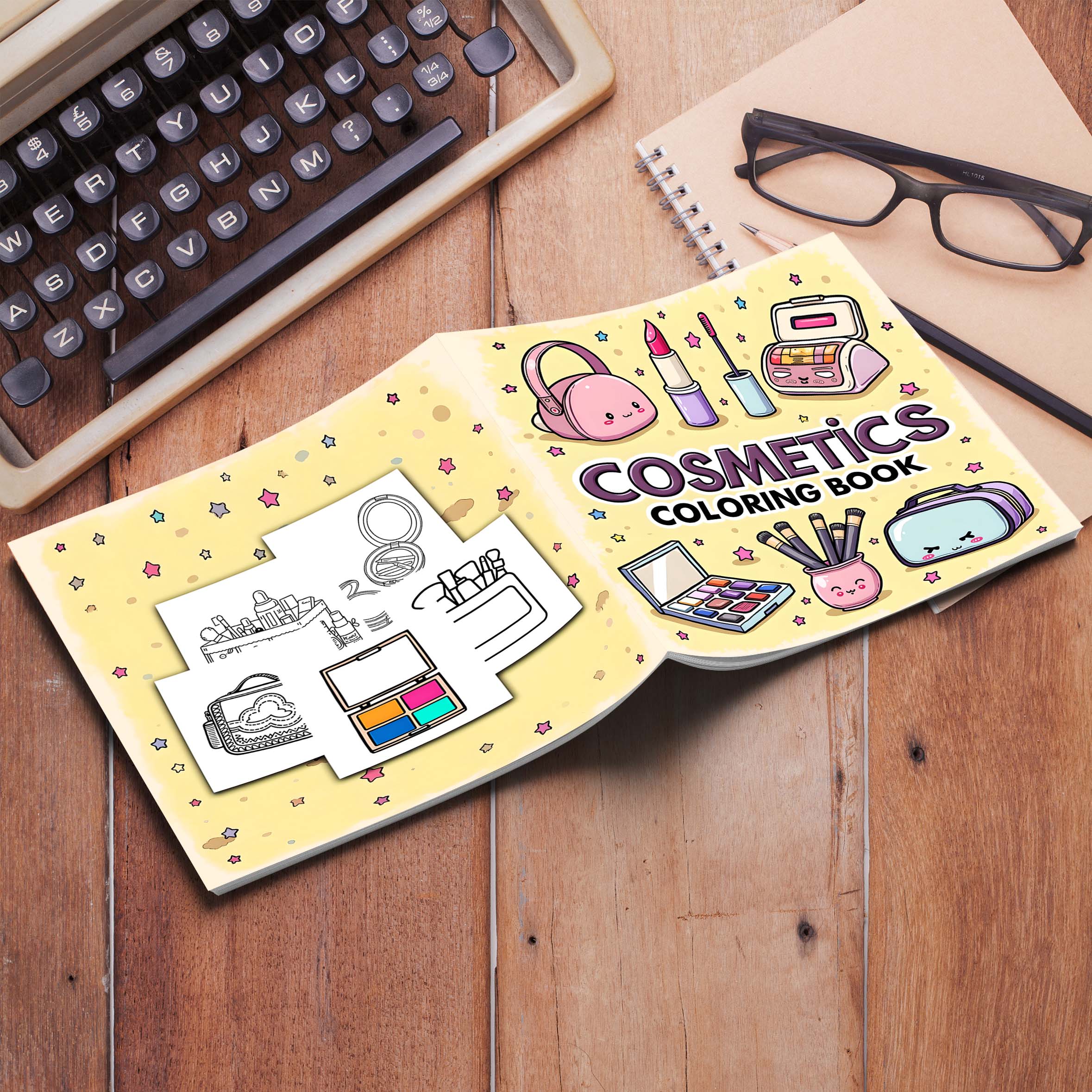 Cosmetics Coloring Book for Ad - Beauty Makeup Book 评论和价格