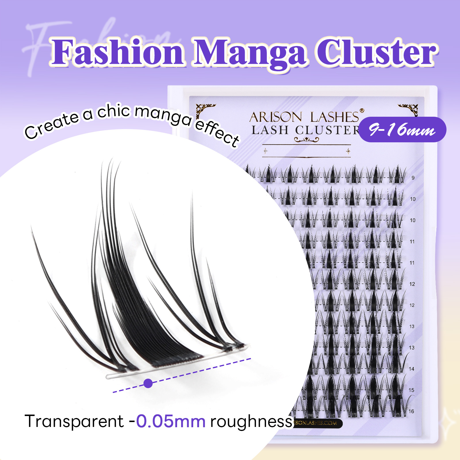ARISON Fairy Lash Clusters 120 - False Eyelashes Natural 评论和价格