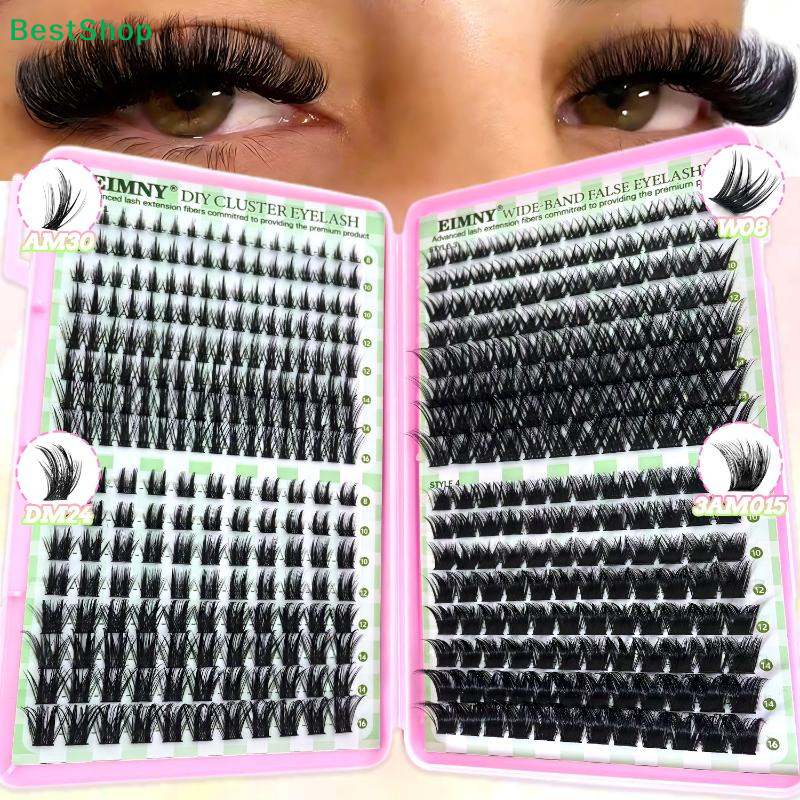 ✂640 Clusters 8-16mm Length Fa - False Eyelashes Natural 评论和价格