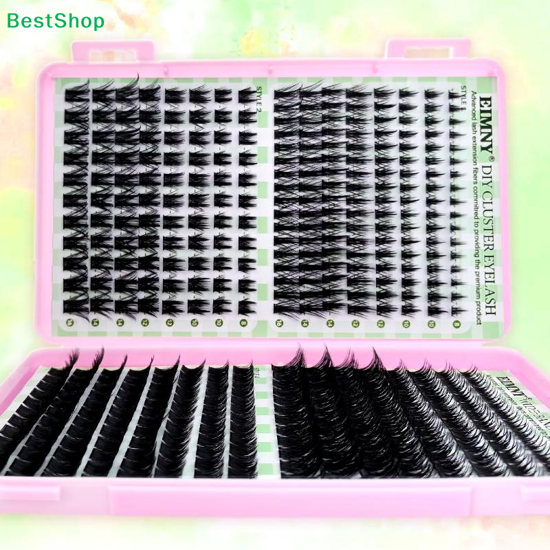 ✂640 Clusters 8-16mm Length Fa - False Eyelashes Natural 评论和价格