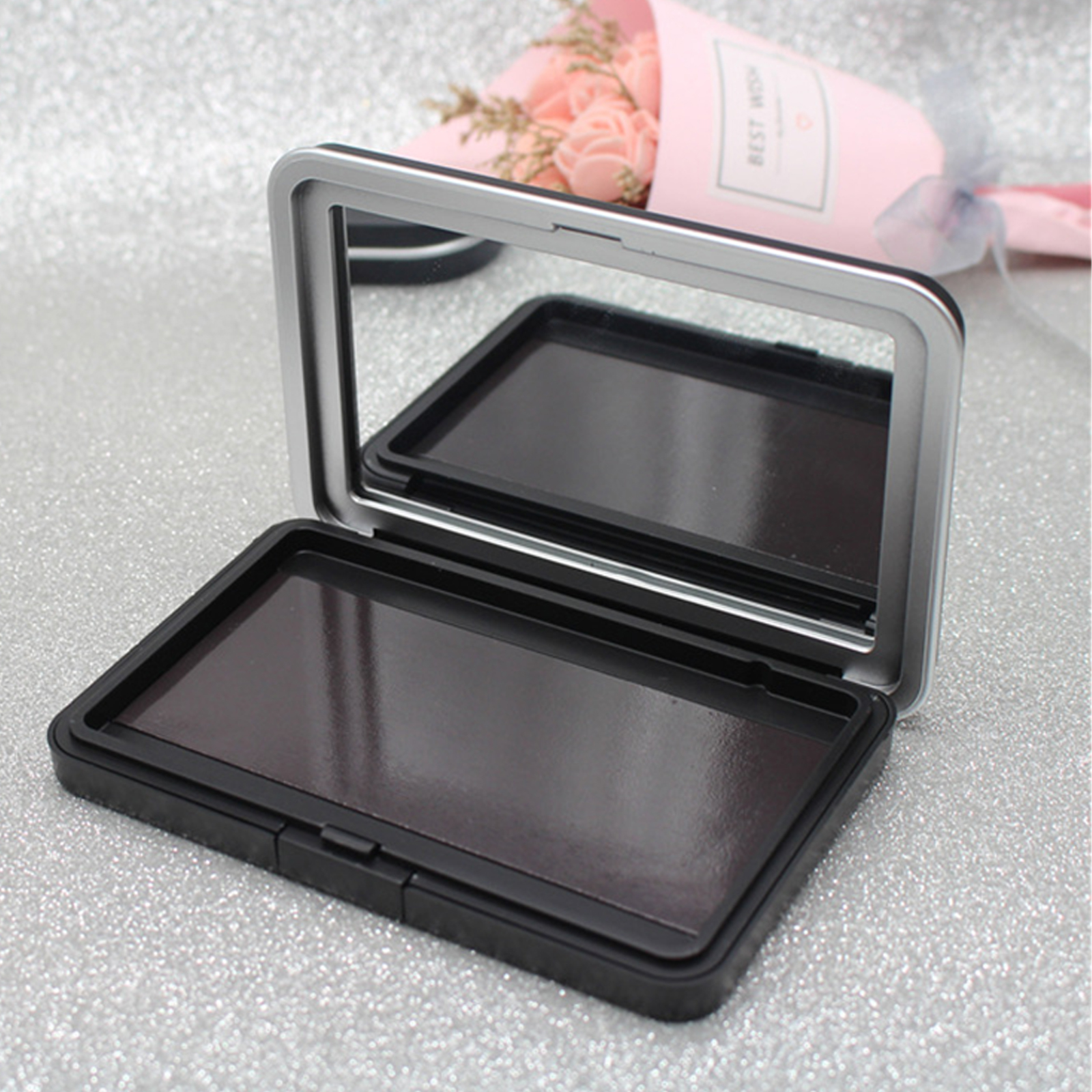 1Pc Matte Black Empty Magnetic - Beauty Makeup Kit Box 评论和价格