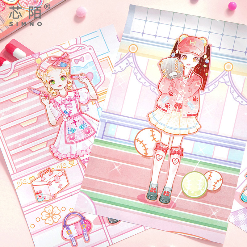 Cartoon Beautiful Girl Profess - Beauty Makeup Book 评论和价格