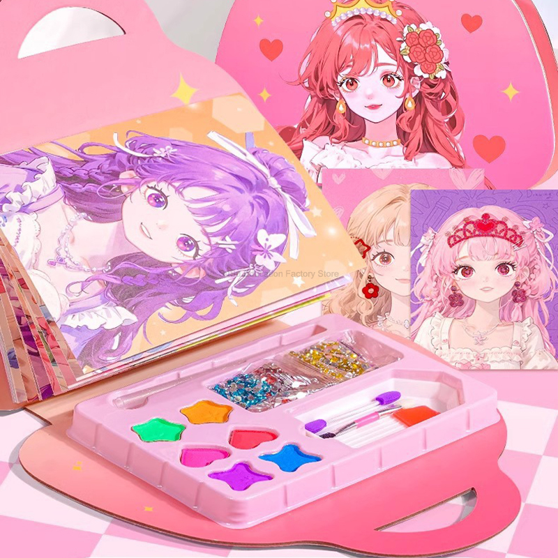 Makeup Set Kawaii Coloring DIY - Beauty Makeup Book 评论和价格