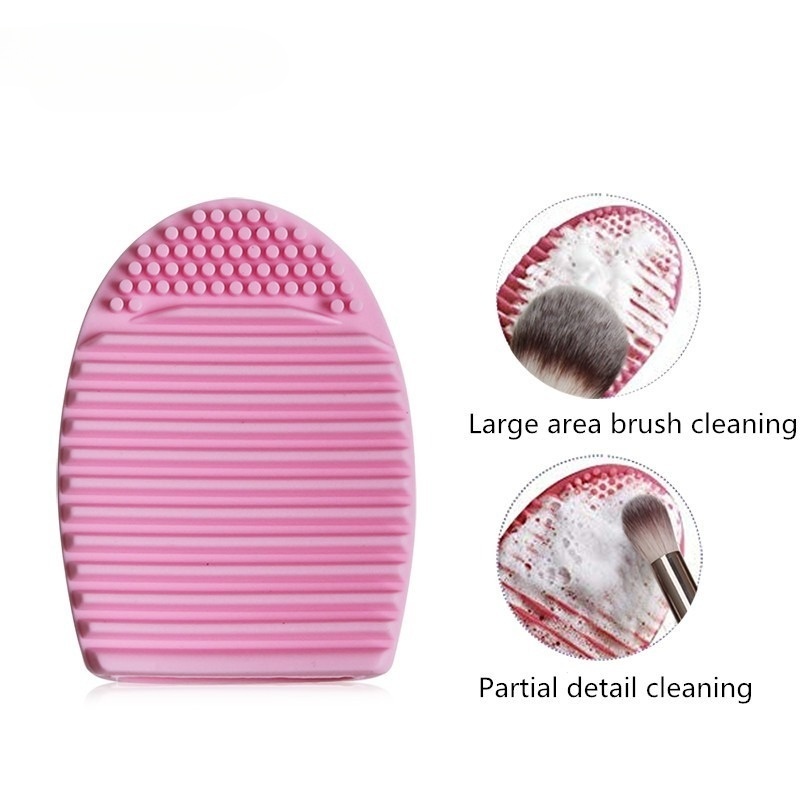Pink Silicone Makeup Brush Cle - Beauty Makeup Brands 评论和价格