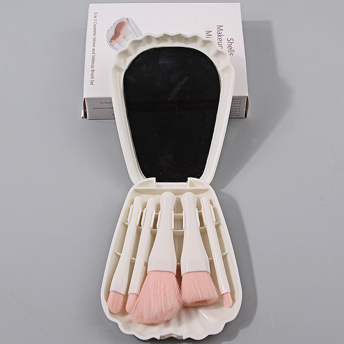 6PCS soft mini shell-shaped bo - Beauty Makeup Kit Box 评论和价格