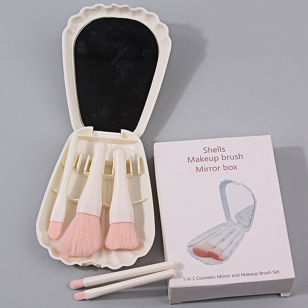 6PCS soft mini shell-shaped bo - Beauty Makeup Kit Box 评论和价格