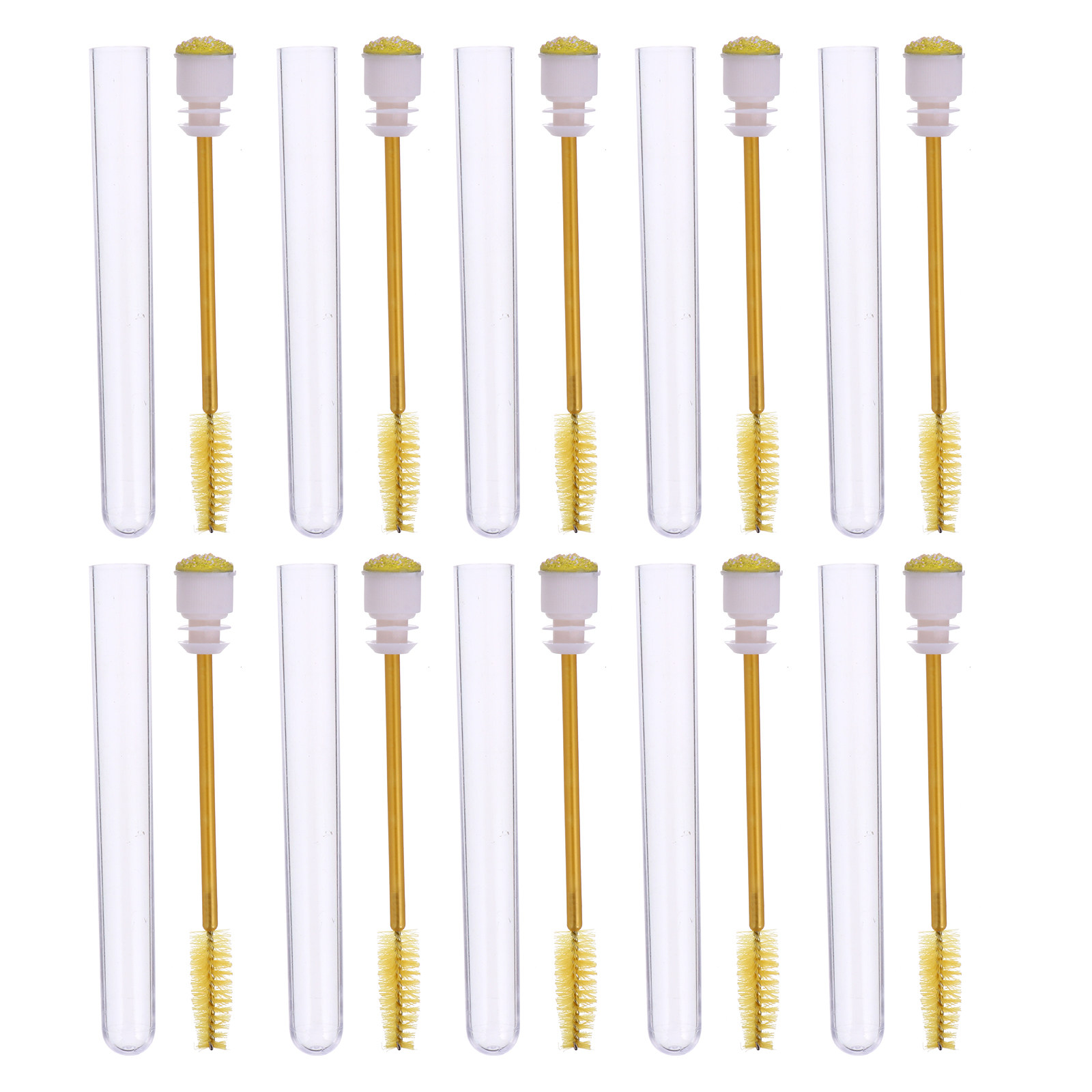 20Pcs Eyelash Brush Tubes ABS  - Beauty Makeup Youtube 评论和价格