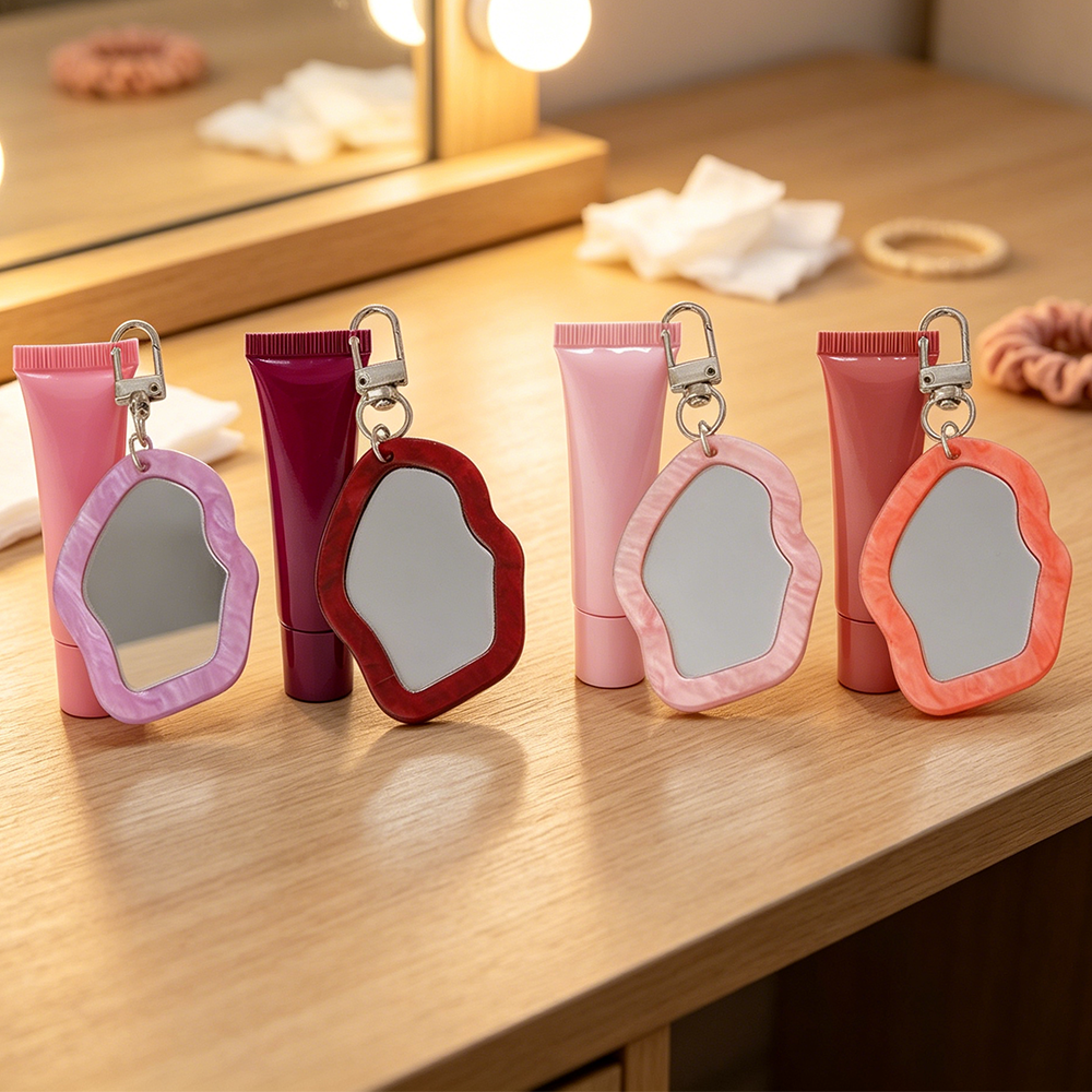 4-Color Mirror Lipstick Dispen - Beauty Makeup Youtube 评论和价格