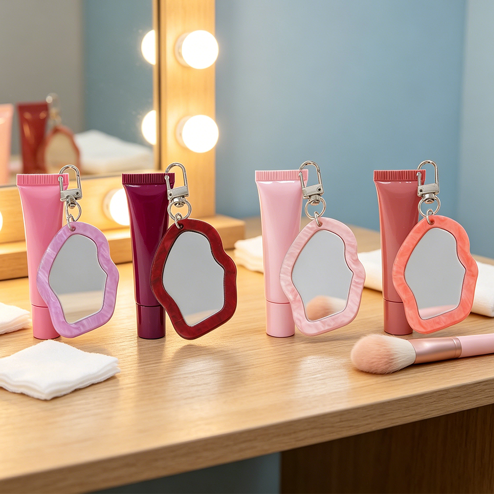 4-Color Mirror Lipstick Dispen - Beauty Makeup Youtube 评论和价格