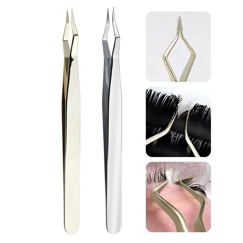 Lash Extension Tweezers Anti S - Beauty Makeup Tips 评论和价格