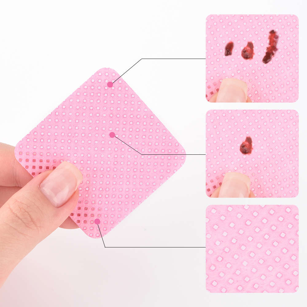 175/200Pcs Pink Lint-Free Nail - Gel Nail Polish 评论和价格