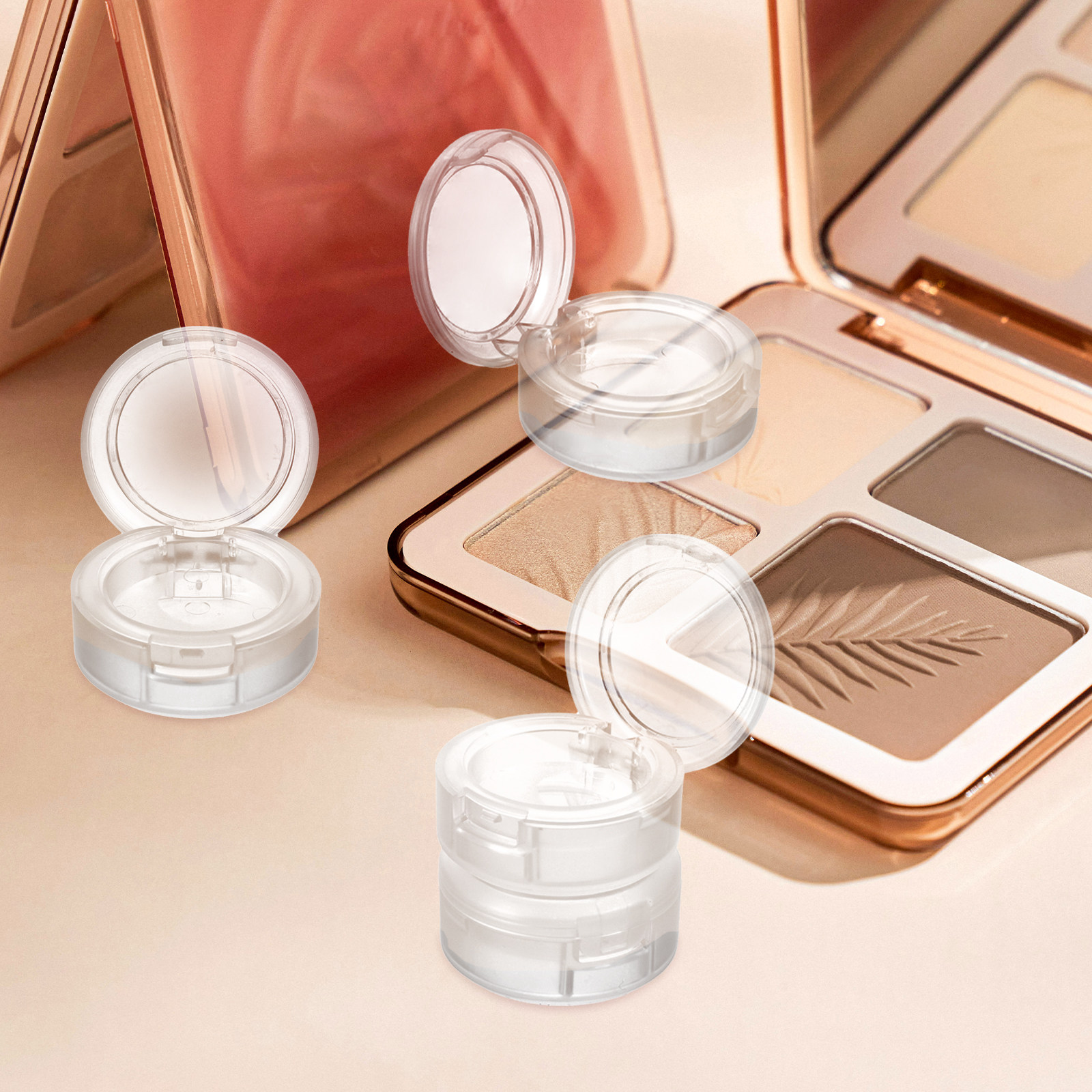 4Pcs Eyeshadow Pans Plastic Pa - Eyeshadow Palette 评论和价格
