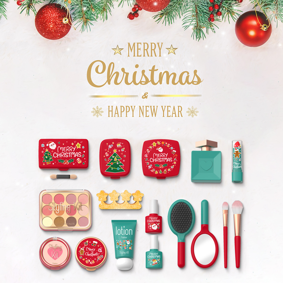 Christmas Gifts Simulation Cos - Beauty Real Makeup 评论和价格
