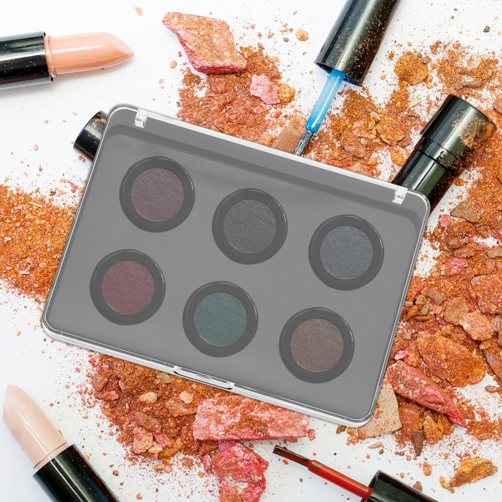 3Pcs Magnetic Empty Makeup Pal - Eyeshadow Palette 评论和价格