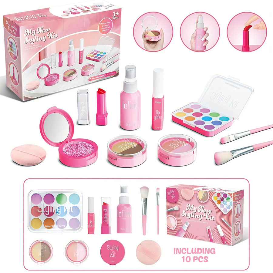 Children's Makeup Toy Set Simu - Beauty Real Makeup 评论和价格
