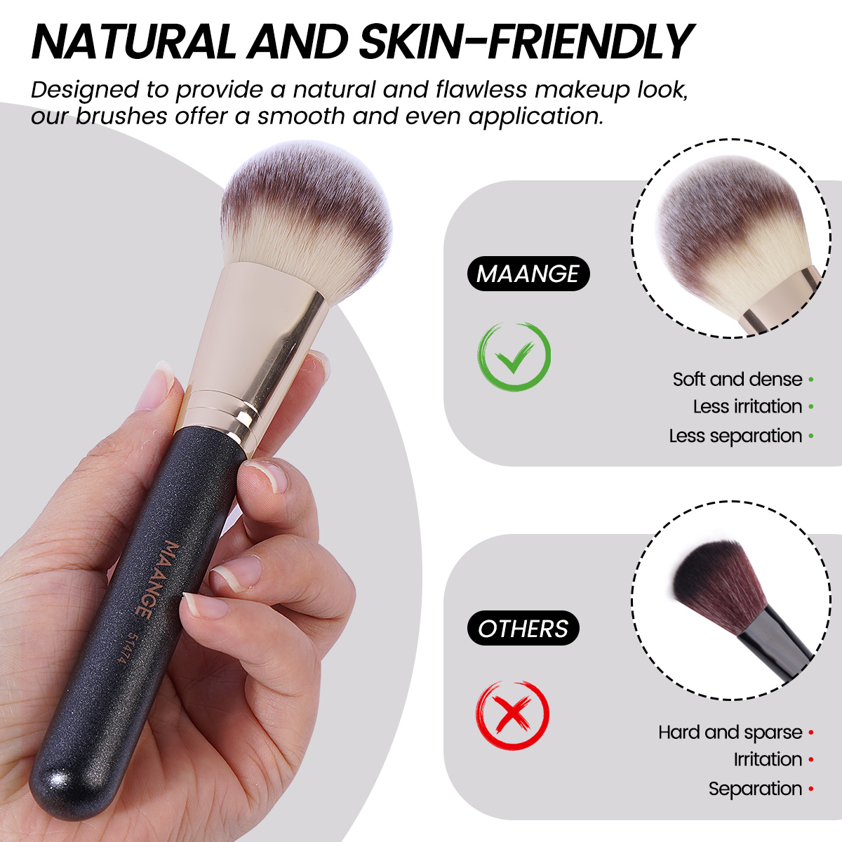 MAANGE Makeup Brush Set Profes - Beauty Makeup Kit Box 评论和价格