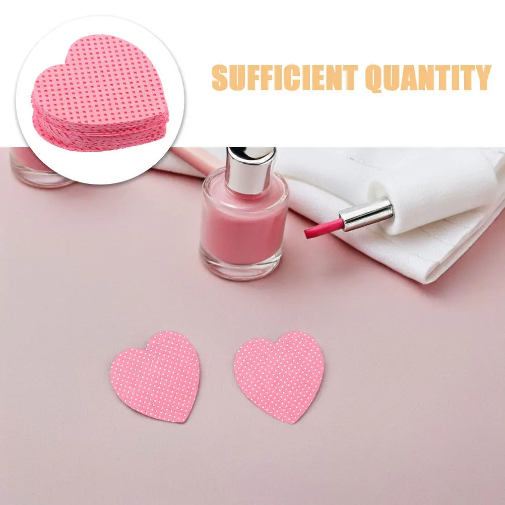 Heart Shaped Lint-Free Nail Wi - Gel Nail Polish 评论和价格