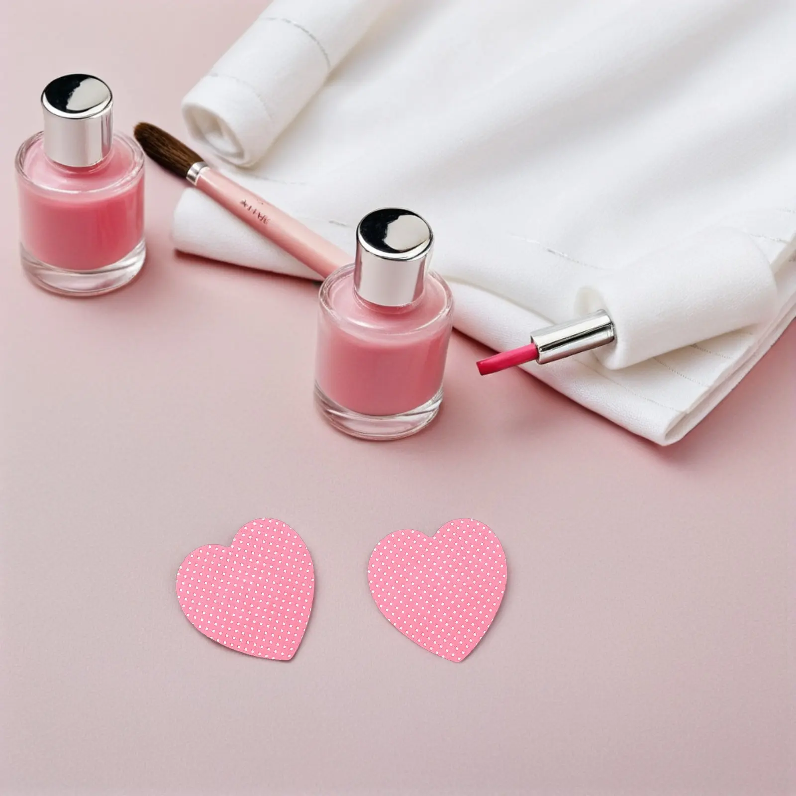 Heart Shaped Lint-Free Nail Wi - Gel Nail Polish 评论和价格
