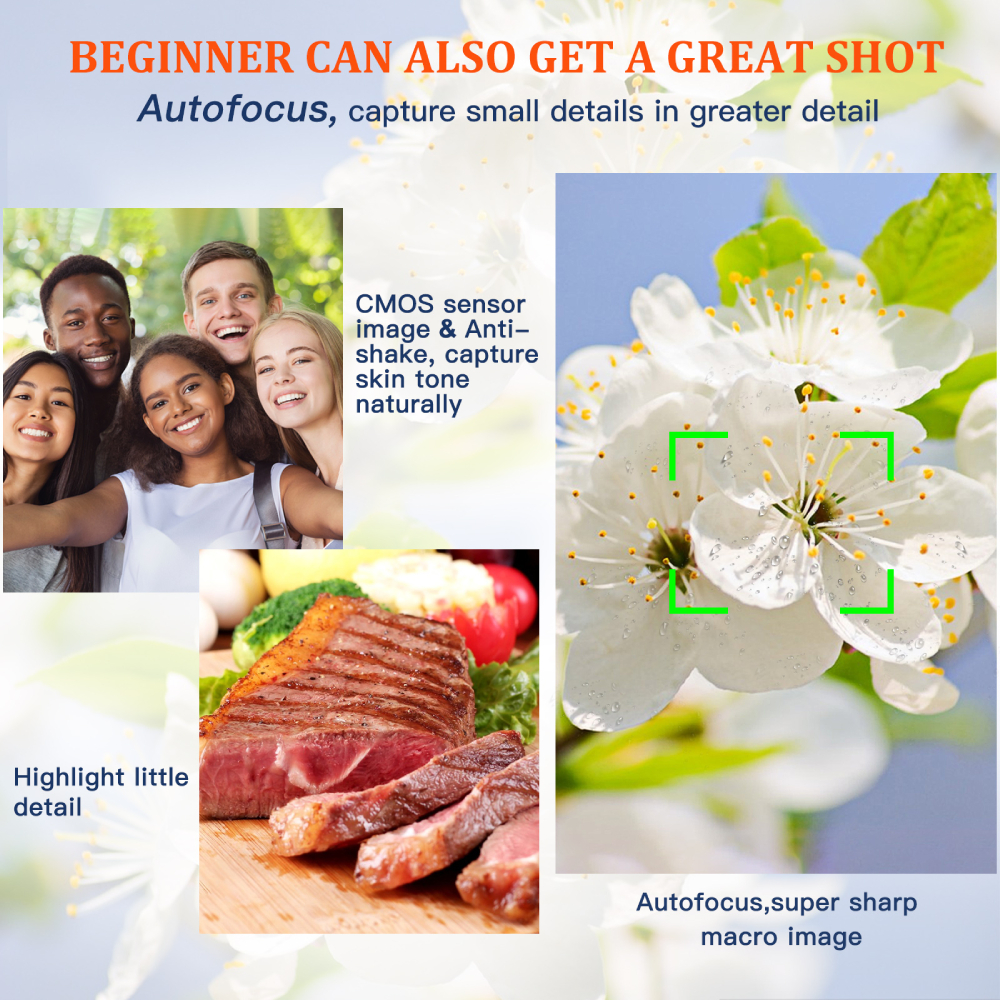 4K Digital Camera Auto Focus 4 - Beauty Makeup Youtube 评论和价格