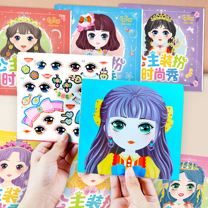 Princess Dress Up Stickers, 2- - Beauty Makeup Book 评论和价格