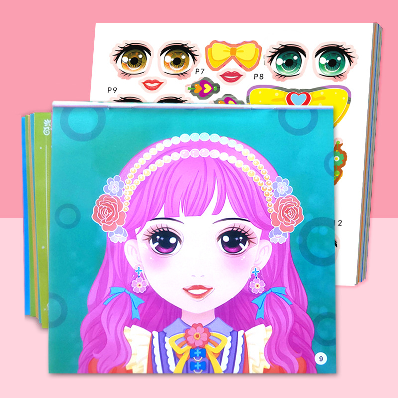 Princess Dress Up Stickers, 2- - Beauty Makeup Book 评论和价格