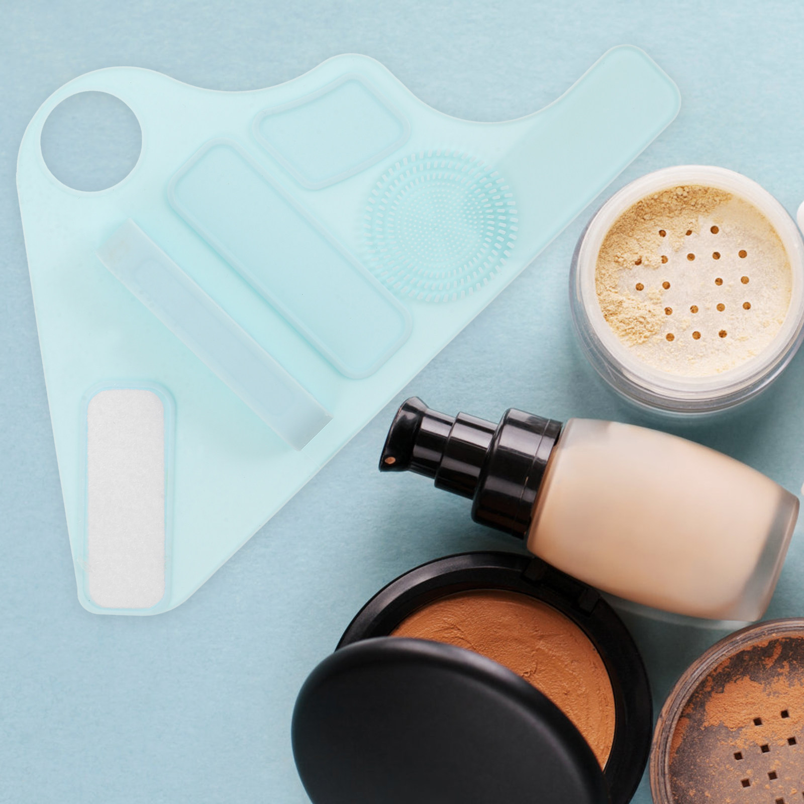 Silicone Makeup Hand Strap Adj - Eyeshadow Palette 评论和价格