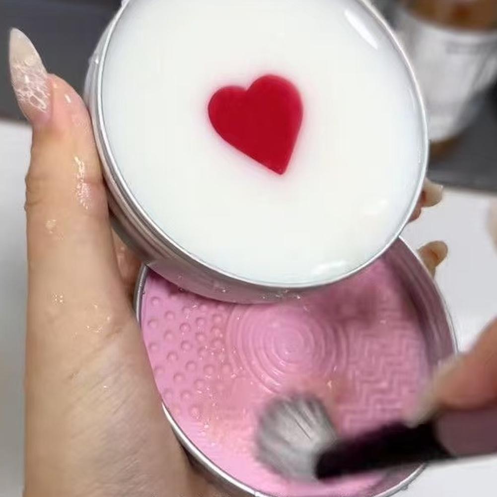 Heart-Shaped Cleansing Soap +  - Beauty Makeup Blender 评论和价格