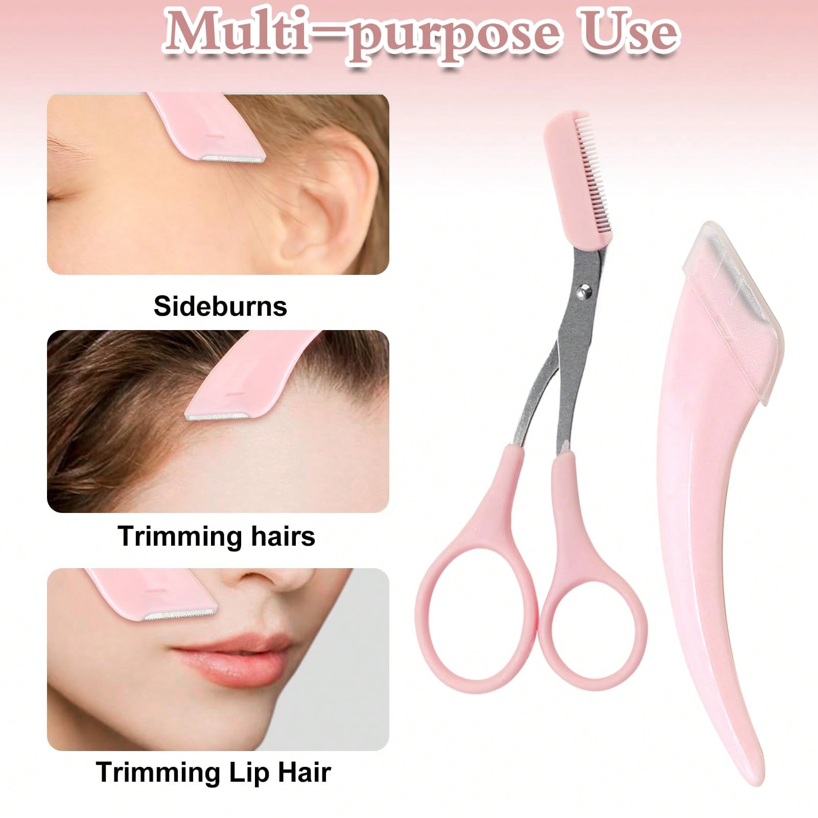 4pcs/2pcs/1pc Eyebrow Trimmer  - Beauty Makeup Vanity Set 评论和价格