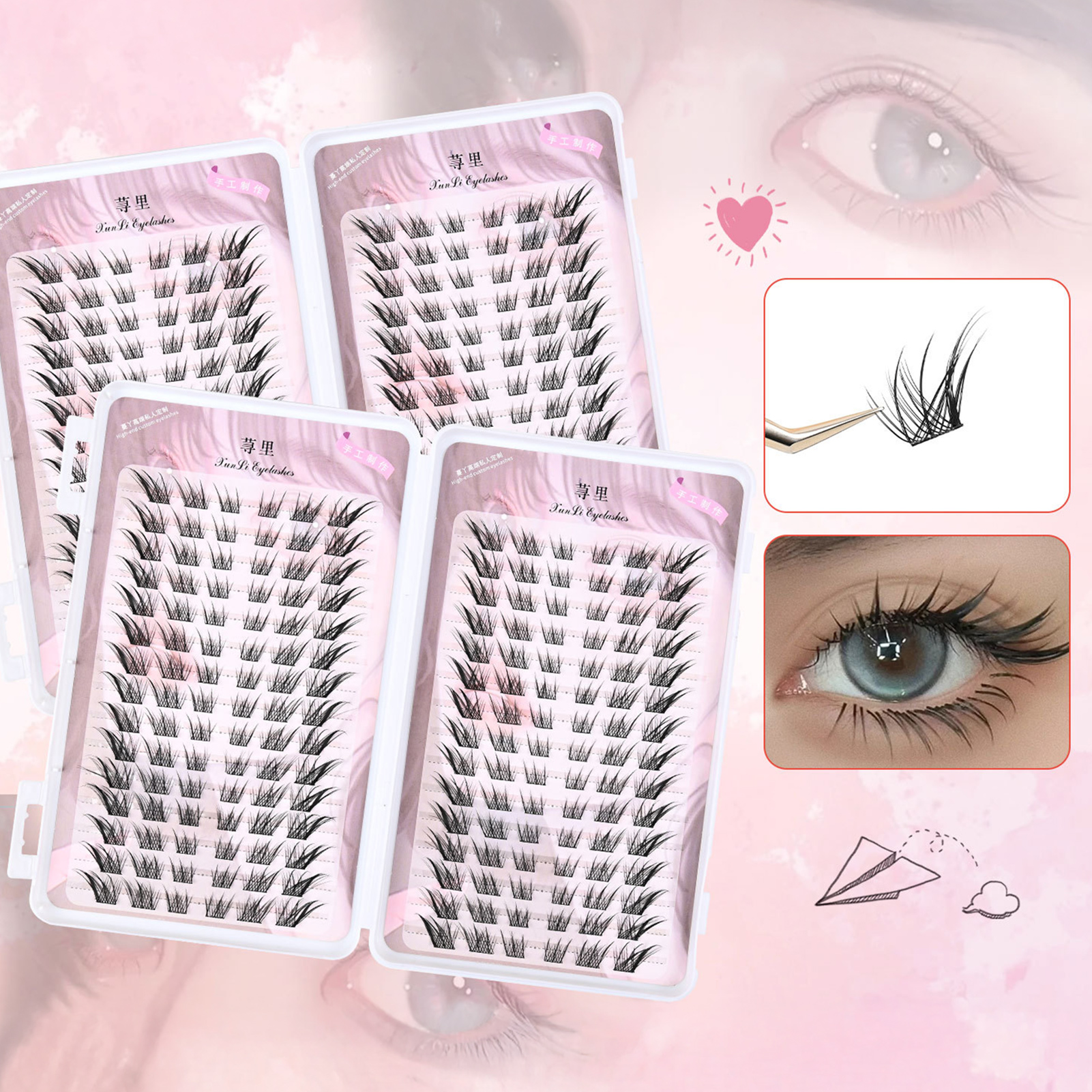 30rows 3D Wispy Fluffy Fake Ey - Beauty Makeup Book 评论和价格
