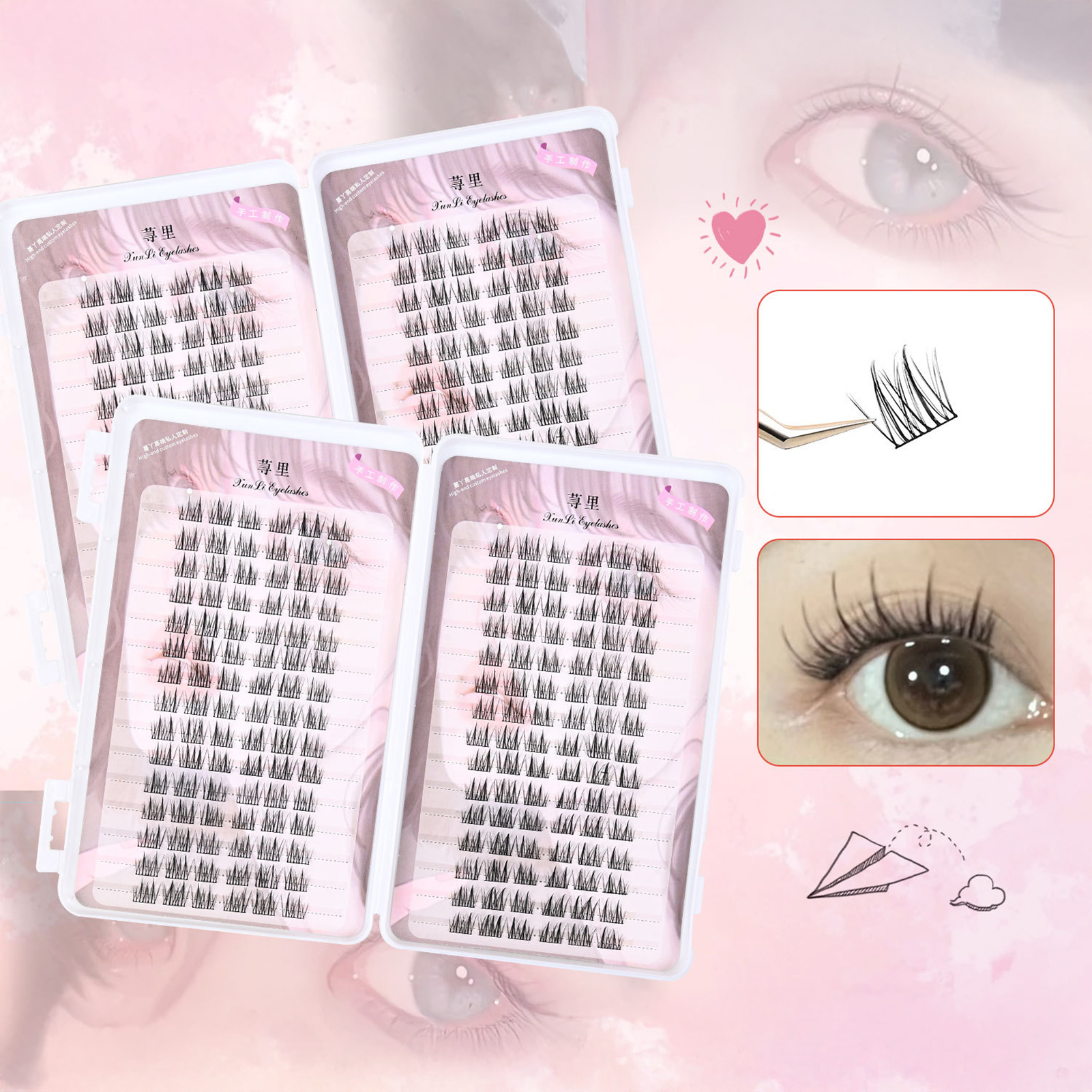 30rows 3D Wispy Fluffy Fake Ey - Beauty Makeup Book 评论和价格